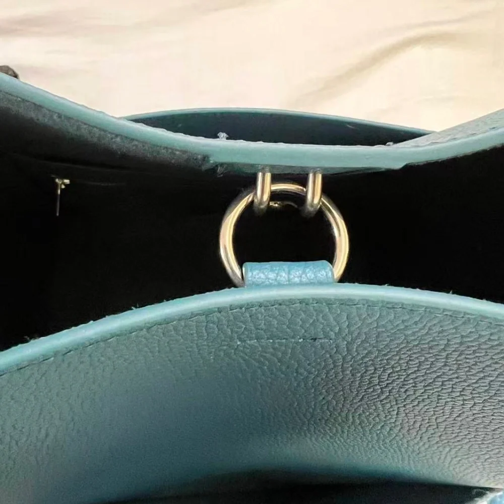 CELINE  Soft Grained Calfskin Sangle Bucket Bag - Picture 8 of 11